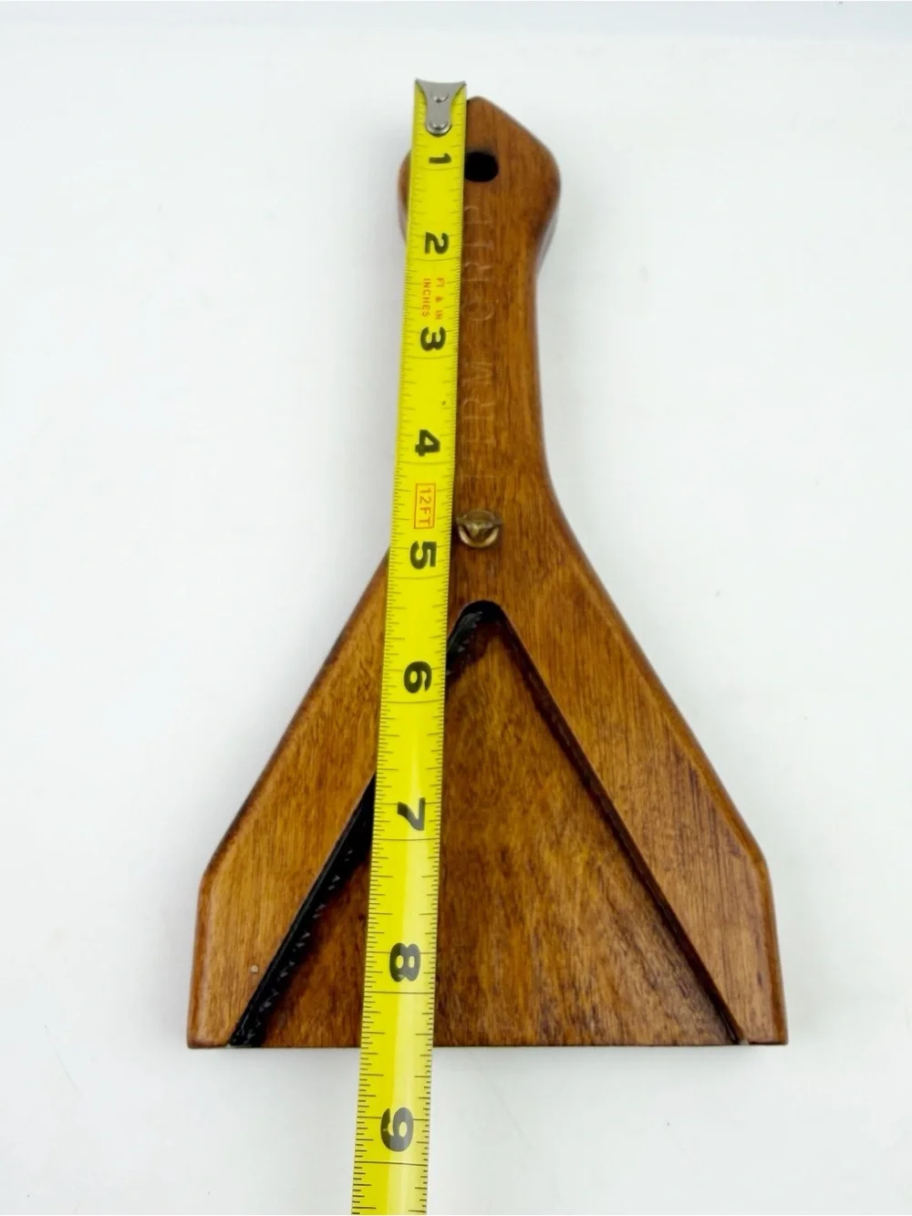 Vtg Firm Grip Jar Opener Maple Wood Kitchen Tool Box Rustic Farmhouse Wall 8.5”